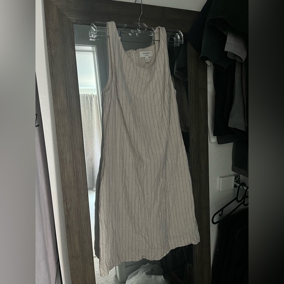 Banana Republic Linen Blend Mini Sheath Dress Striped - Picture 4 of 4